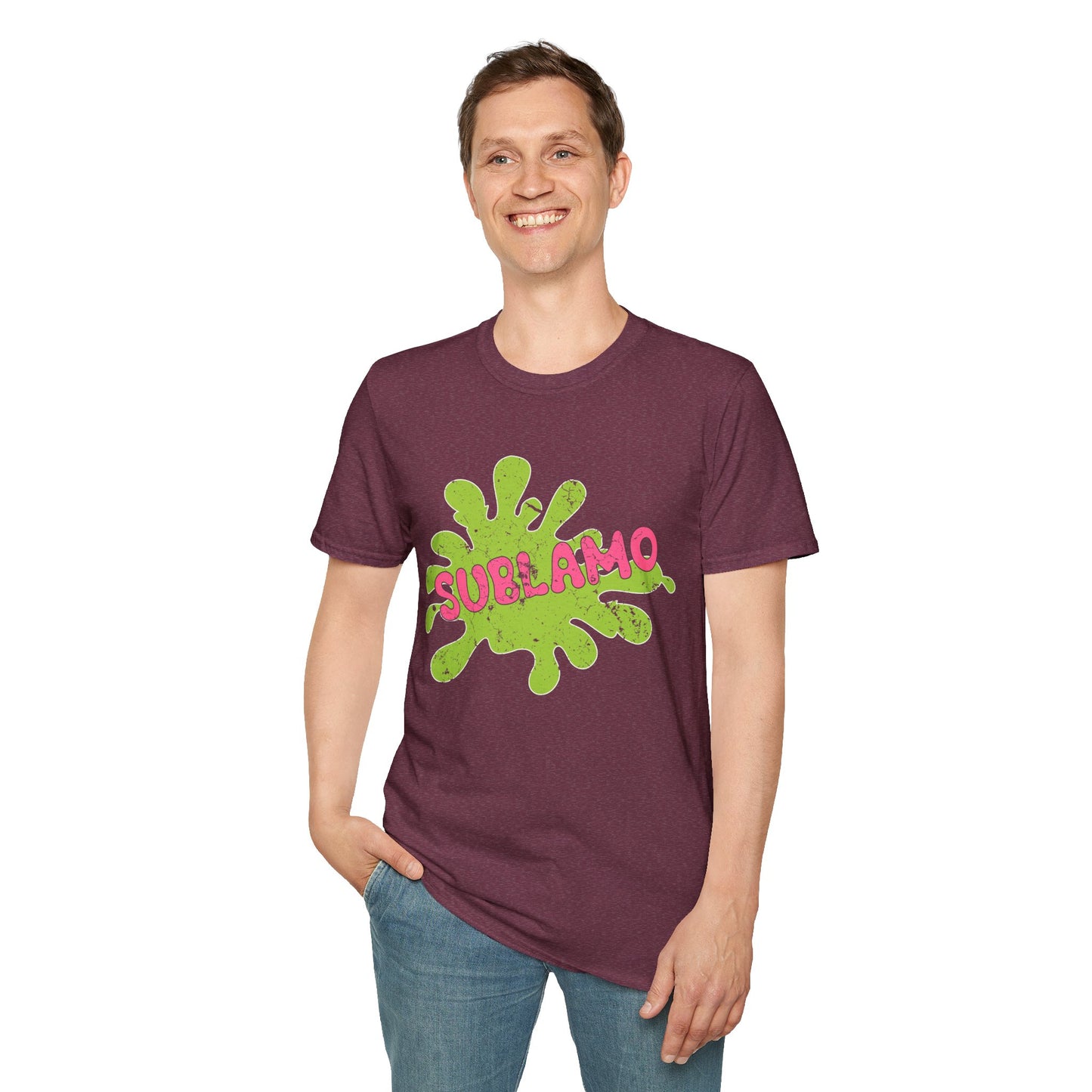 Sublamo Distressed - Unisex Softstyle T-Shirt
