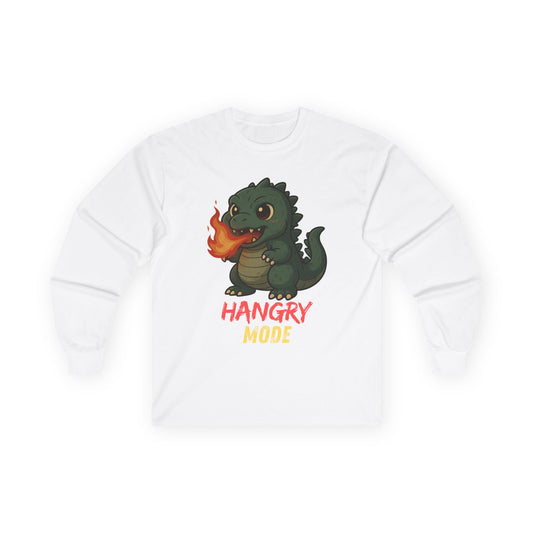 Hangry Mode Dino - Unisex Ultra Cotton Long Sleeve Tee