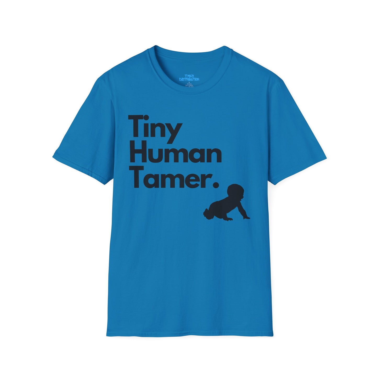 Tiny Human Tamer W/ Black Design - Unisex Softstyle T-Shirt