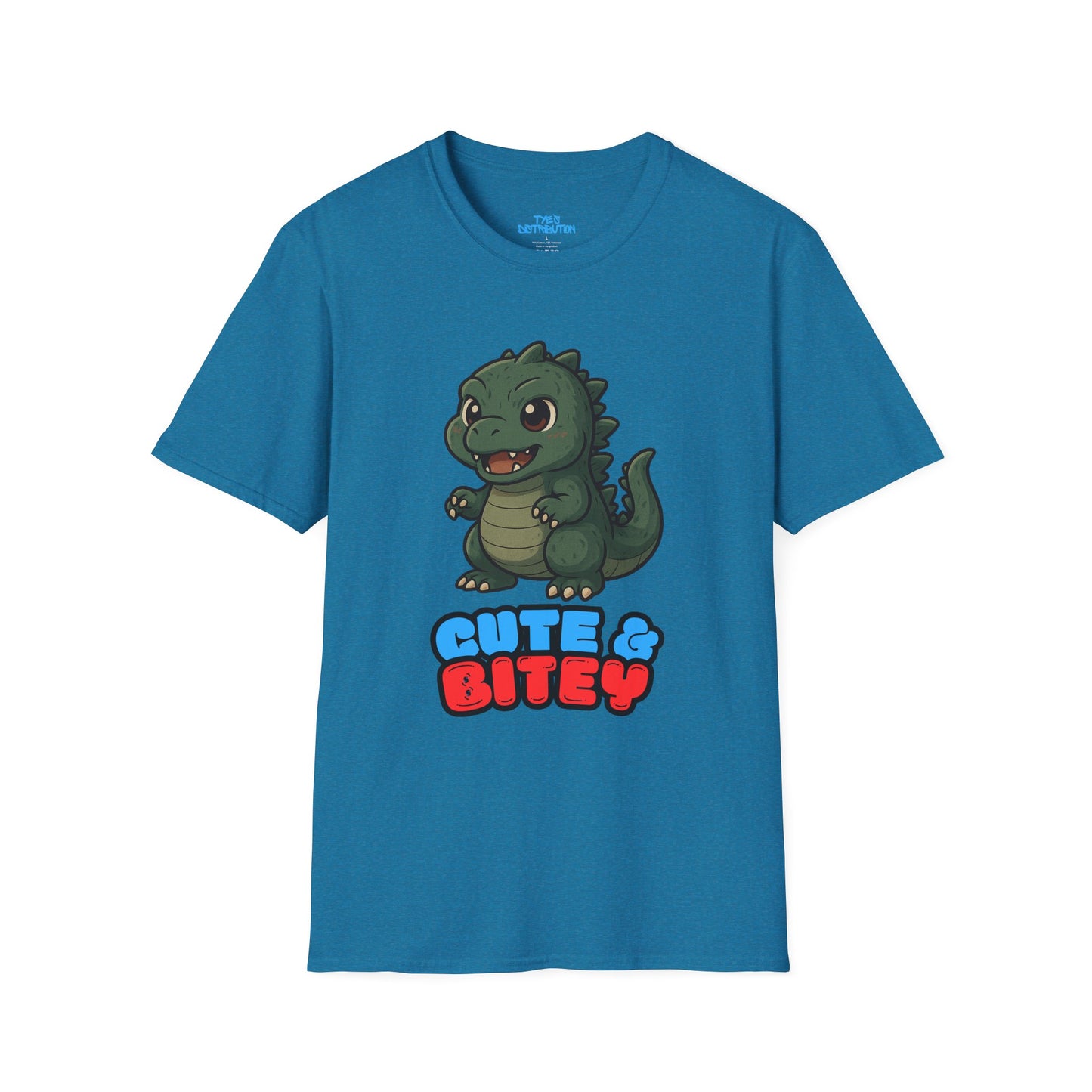 Cute & Bitey Dino - Unisex Softstyle T-Shirt