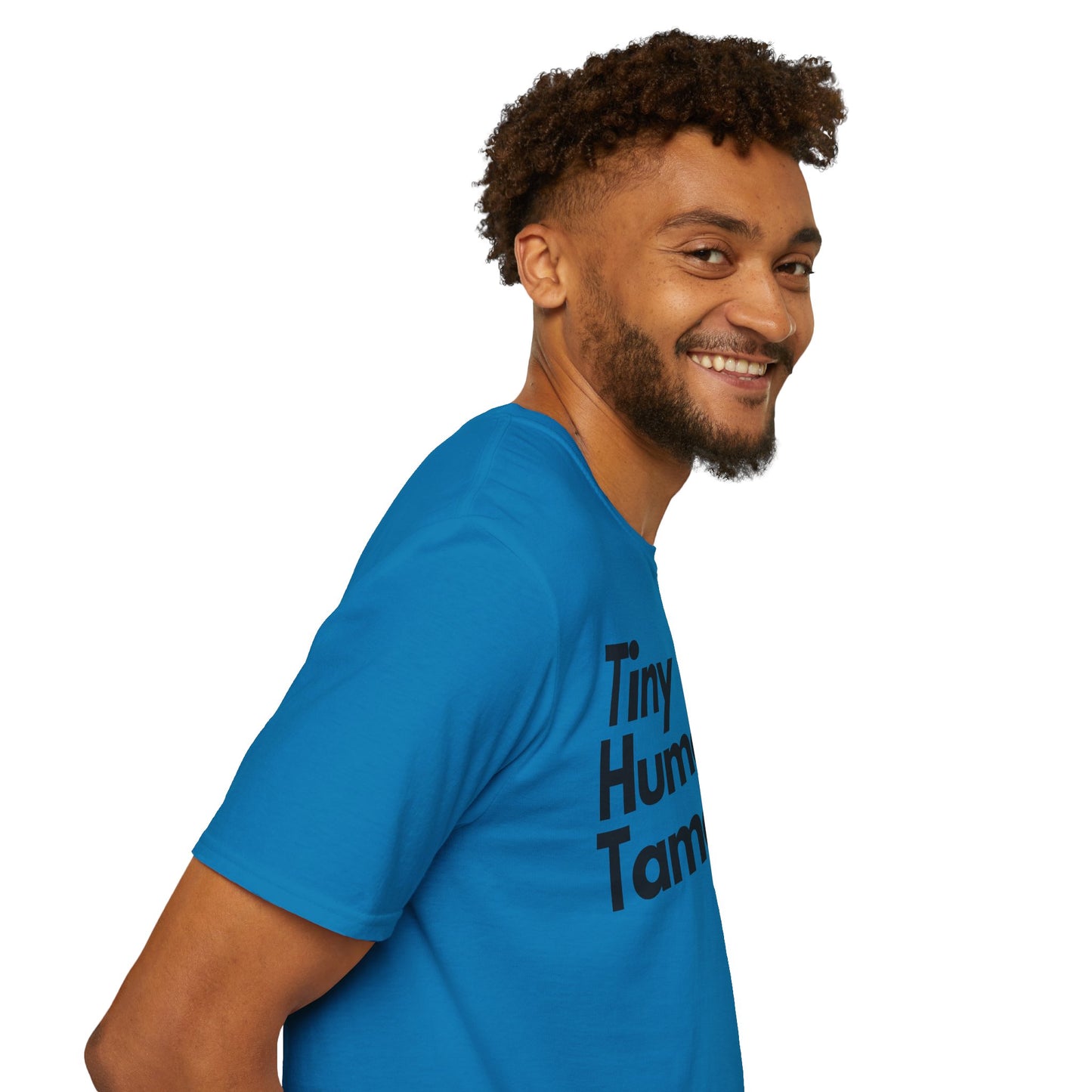 Tiny Human Tamer W/ Black Design - Unisex Softstyle T-Shirt
