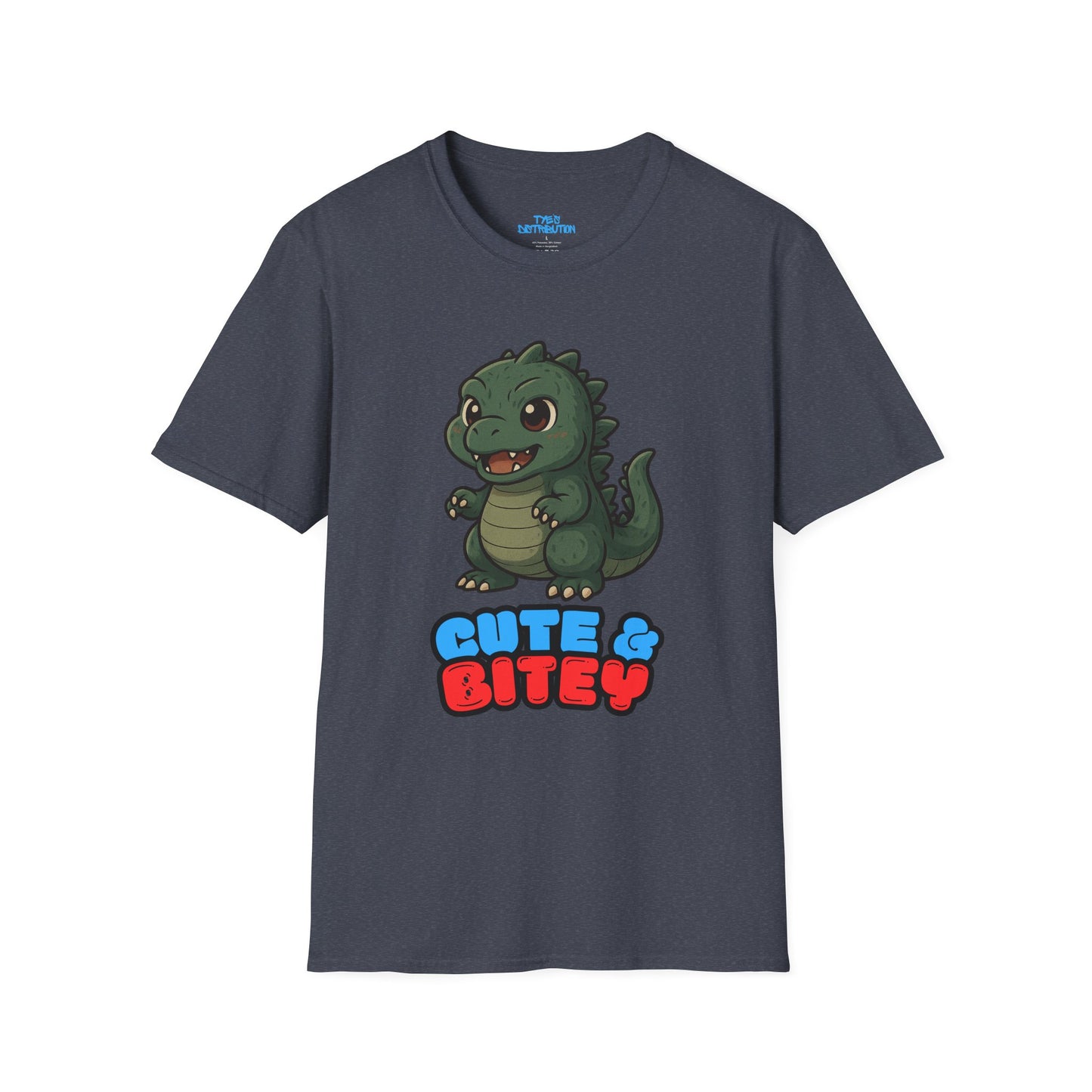 Cute & Bitey Dino - Unisex Softstyle T-Shirt