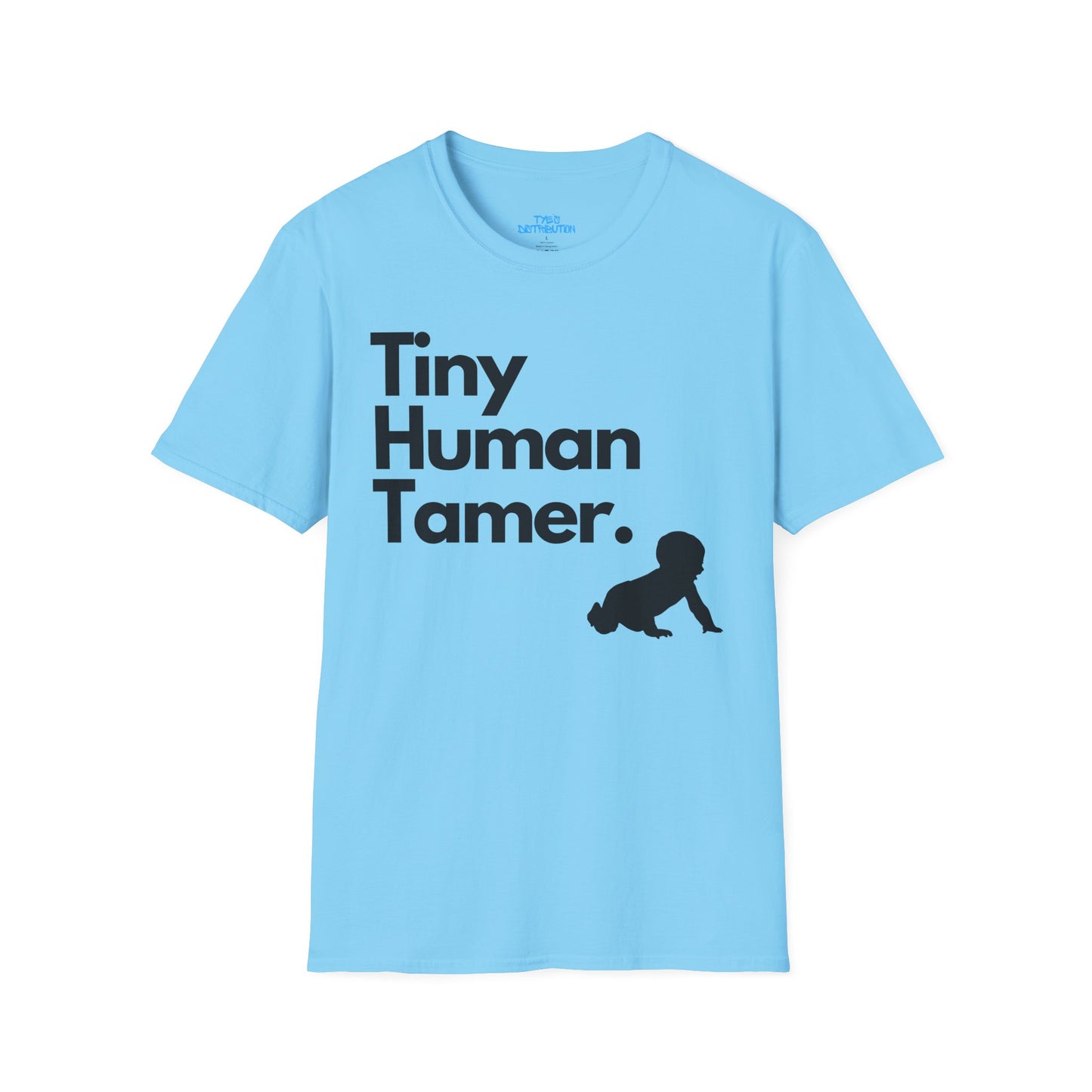 Tiny Human Tamer W/ Black Design - Unisex Softstyle T-Shirt
